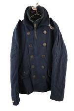 SUPERDRY Navy Classic Pea Coat