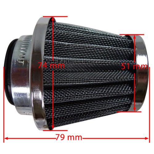 38mm air filter for 50cc - 38mm,