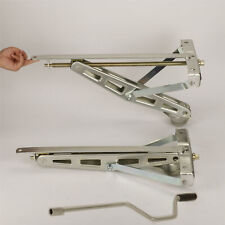 2PCS Caravan Corner Steady Jack Leg Galvanised Trailer Steadies With LEG WINDER