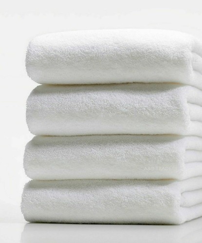 White big towel bath - white,