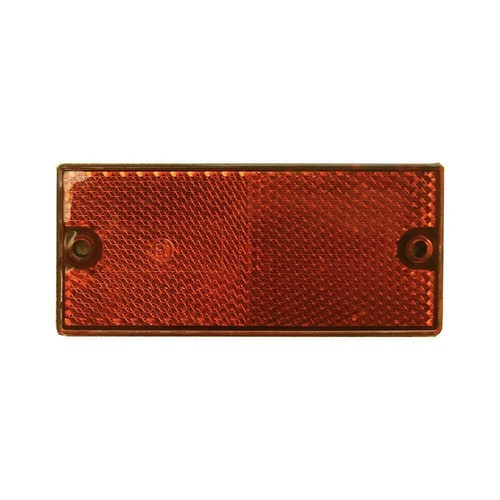 Rectangular red reflector - rectangular,