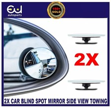2X CAR VAN MOTORCYCLE ADJUST WIDE ANGLE BLIND SPOT MIRROR REAR SIDE VIEW TOWING