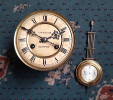 5" Diameter Vienna Wall Clock