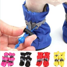 4pcs Waterproof Dog Shoes
