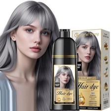3 IN 1 All Natural Instant Hair Dye Shampoo With Argan Oil, more than 15 Colors!