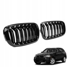 Pair Gloss Black Double Slat