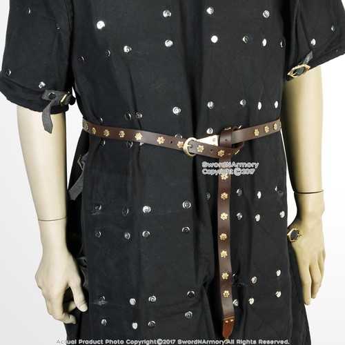 Medieval brown leather - 59",