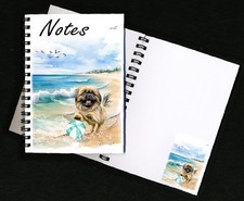 Pekingese / Peke Dog Notebook/Notepad + small image on every page by Starprint