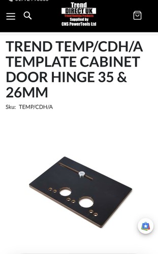 Trend door hinge jig - jig,