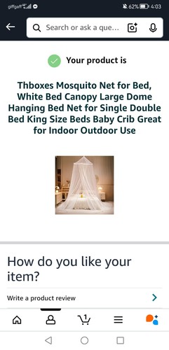 White bed canopy mosquito - white,