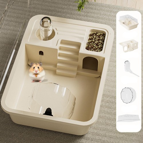 Large hamster cage - large, clear