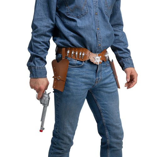 New sheriff cowboy belt - new,