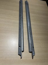 Land Rover Series Door Cappings Pair Galvanised 