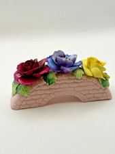 Vintage Radnor Bone China Floral Bridge Ornament – Hand Painted England