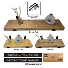 Wooden Board Wall Shelf