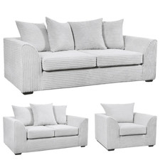 Jumbo Cord Sofa Set – 3