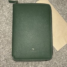 Radley Travel Wallet Document Wallet Large Racing Green Ink Navy Blue PU Leather