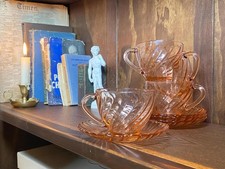 Retro vintage 8 piece pink