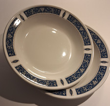 2 x Steelite Blue Marina Soup