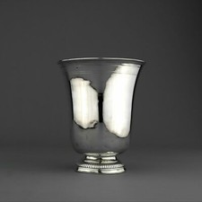 Antique French Solid Sterling Silver Goblet / Beaker Denis Colombier Paris 1780s