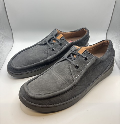 Clarks active air grey leather - grey,