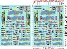 WHITE VINYL RACING Sticker