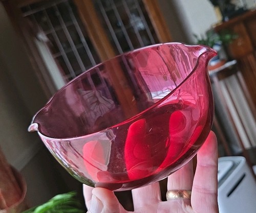 Cranberry wine glass rinser - cranberry,