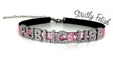 Hotwife bondage Collar Choker Necklace Sissy Slave Fetish Club Gimp Dominatrix