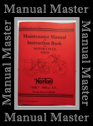 Norton 16h 490cc solo - norton,