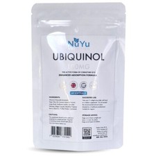 Ubiquinol 100mg per Softgel (Bioavailable Q10) Enhanced Absorption Formula Vegan