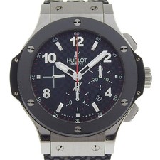 HUBLOT BIG BANG Watches 301.SB.131.RX cal.HUB4100 blackDial Stainless Stee...