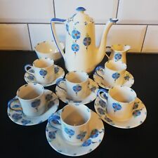 ART DECO  1930s HAMPTON IVORY SWINNERTONS ENGLAND COFFEE SET FOR 6   