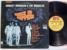 Smokey Robinson & the miracles make it happen TAMLA MOTOWN VINYL LP U.S 1967 (E