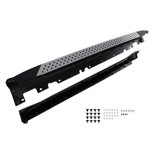 Aluminum running boards side - aluminum,