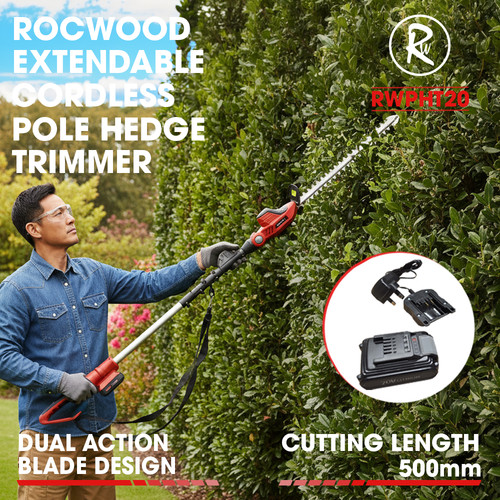 Long reach cordless hedge - cordless,