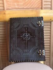 Refined Leather Compass Binder Organizer Folder A4 Binder Grimoire