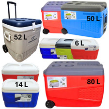 Cooler Box Chest Ice Large Camping Beach Picnic Travel Insulated 6/14/52/50/80L