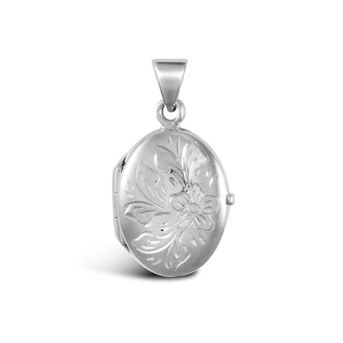 9ct white gold - 9ct, oval
