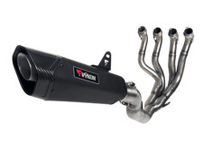 2011 - 2024 SUZUKI GSXR600 GSXR750 Vykon Full System Exhaust SS Aerospace Carbon