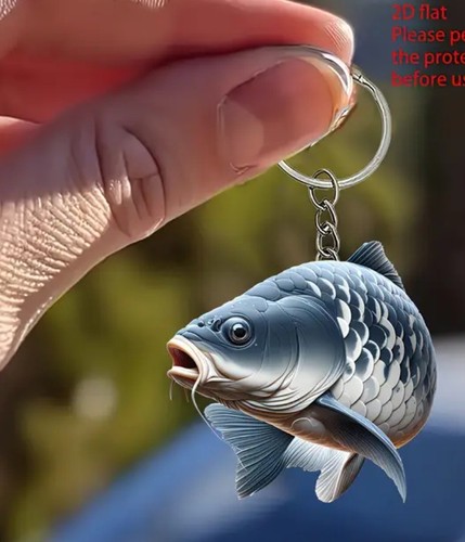 Carp keyring mirror - carp,