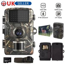 32GB Wildlife Trail Camera 1080P Game Night Vision Outdoor Motion Hunting Cam UK