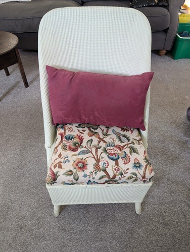 Lloyd loom style nursing chair - loom,