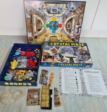 Rare Crystal Maze Board Game MB Games Vintage 1991 INCOMPLETE SPARES REPAIR 