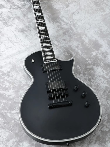 Black electric guitar - black,
