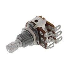 1x Bourns PDB182-GTRB1-504MN Dual Gang 500kΩ Potentiometer 6mm Shaft, Guitar