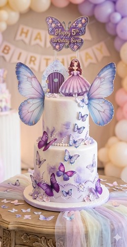 Fairy cake topper set - set, and
