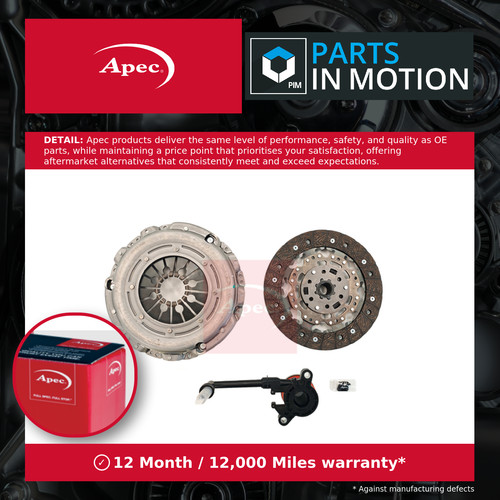 Clutch kit 3pc - kit,