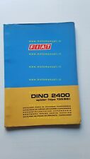 Fiat Dino 2400 Spider 1970 Parts Catalog BODY Original Parts Catalog