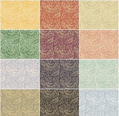 William morris larkspur cotton - william,
