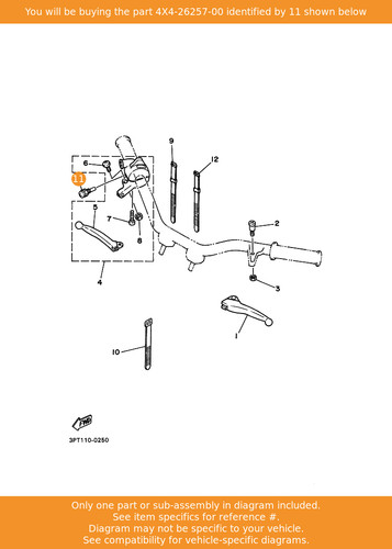 Yamaha stopper 4x4 - stopper,, 4x4-26257-00